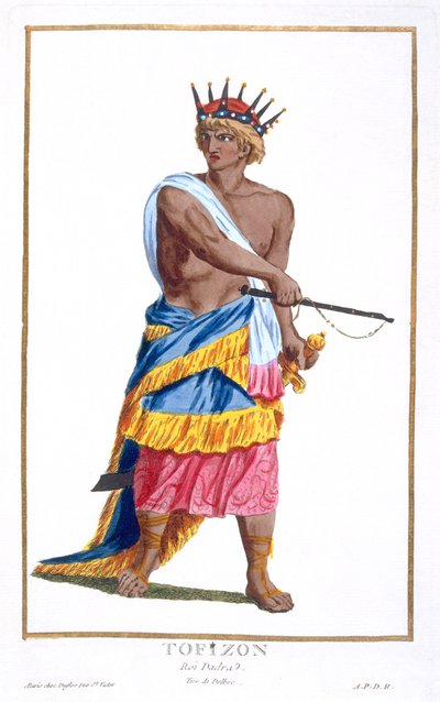 King Tofizon of Dadra, 1780 by Pierre Duflos